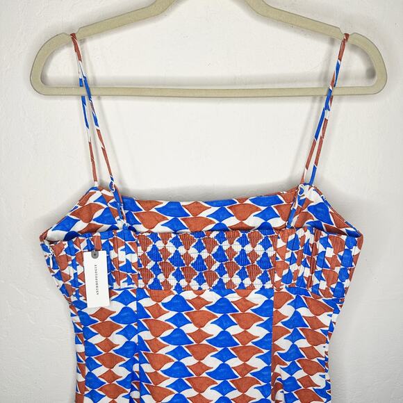 Anthropologie Maeve The Ophelia Sleeveless Linen Slim Micro Mini Dress 10 NWT - Picture 9 of 16